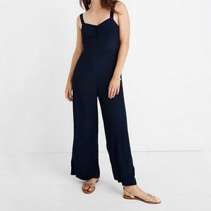 NWT Madewell Button-Front Wide-Leg Jumpsuit
Sz
20